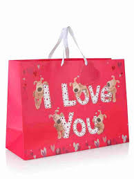 Extra Large Boofle I Love You Gift Bag Wrapping Valentines Gift Bag Boofle