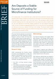 Funding sources (tariffs, taxes, transfers), and mobilizing domestic private finance—a largely untapped financial resource to the sector. Are Deposits A Stable Source Of Funding For Microfinance Institutions