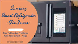 Samsung's family hub lets you see inside your refrigerator, manage your family's calendars, stream music, see who's at the front door and much more, all right from your fridge. Samsung Smart Refrigerator Fix Issues Diyhouseskills