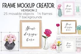 Frame Mockup Creator Version 2 Mockup Creator Design Mockup Free Frame Mockups