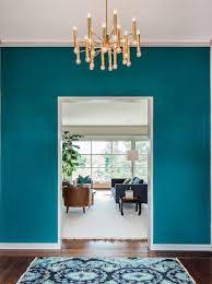 Perfect for creating a coastal beach or lake. Galapagos Turquoise Benjamin Moore Turquoise Room Teal Wall Colors Teal Walls