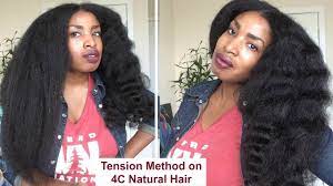 Blow Drying 4c Natural Hair Using The Tension Method Dry Natural Black Hair 4c Natural Hair Natural Hair Styles