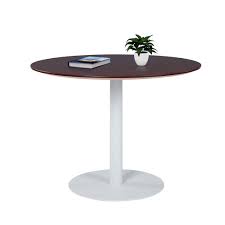 Most nightstands are built around common bed heights for optimal accessibility. Sunon Round Conference Table Small Round Dining Table With White Pedestal Base 40 X 30 Inch Height Mahogany Furniture Home Kitchen Vit Edu Au