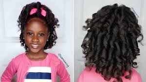 Did you think that curly hair cannot be managed in braids and add cuteness to the overall picture? Overnight Heatless Curls Ft Aunt Jackie S Girls Kids Natural Hairstyle Video Kids Curls Hair Styles Natural Hair Styles