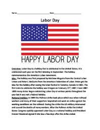 Surprised by the decline on thursday? Labor Day Quiz Worksheets Teaching Resources Tpt