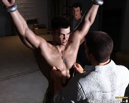 Brosfate- Captive Soldier I- Lewd.ninja- Chained Male Nudity Revealed