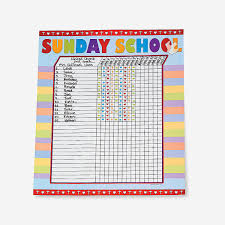 Sunday School Attendance Sticker Charts Sunday School