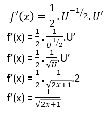 Jika telah belajar kalkulus, tentunya anda sudah mengetahui aturan pangkat untuk namun, ketika fungsi berisi akar kuadrat atau tanda radikal, misalnya \sqrt{x} Mencari Turunan Dari 2x 1 Matematika Sma