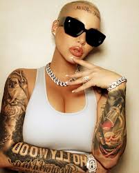 Amber Rose In 2020 Amber Rose Amber Rose Tattoo Face Tattoos For Women