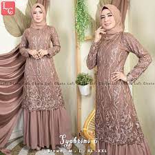 Kebaya ini terbuat dari bahan tulle yang ringan dan lembut. Lef New Gamis Ceruty Syahrini Gamis Kebaya Pesat Gamis Kebaya Modern Outfit Kebaya Kondangan Shopee Malaysia