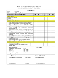 Hei tayo hey tayo dia bis kecil ramah. Penilaian Kinerja Cleaning Service