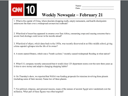 6/28/2020 weekly quiz 2 (ml): Cnn 10 Review For Teachers Common Sense Education