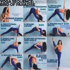 Yoga Sequence Bird Of Paradise Warm Up Sun Salutation A B X5 Each Youtube If Unsure 1 Gomukasana The Secret To N Yoga Sequences Yoga Moves How To Do Yoga