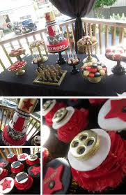 Hollywood Themed Baby Shower Ideas Cupcakes Cakes Golden Casino Night Food Free Baby Shower Games Baby Shower Themes