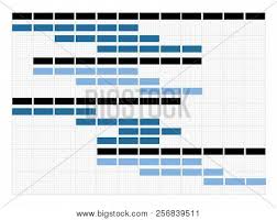 Gantt Chart Type Bar Image Photo Free Trial Bigstock