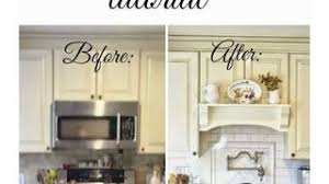 The general standard is 66 off the floor to the bottom of the cabinet or microwave. Ideas For An Empty Space Over The Stove Hometalk