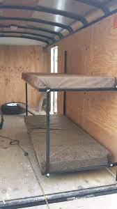 Fold down bed for cargo trailer. Board Index Tiny Travel Trailer Designs Cargo Trailer Conversions Change Font Cargo Trailer Camper Enclosed Trailer Camper Cargo Trailer Camper Conversion