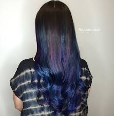 How about you consider getting some peekaboo highlights? 20 Magnetizing Hairstyles With Dark Blue Hair Color