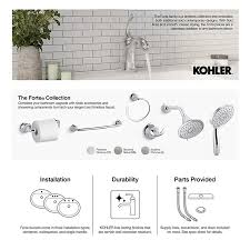 kohler forte brushed chrome 1 handle