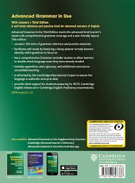 Advanced grammar in use contains 120 units of grammar explanation and practice exercises. Advanced Grammar In Use Third Edition Book With Answers Amazon Es Hewings Martin Libros En Idiomas Extranjeros