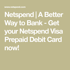 Enter your card number or social security number. Netspend A Better Way To Bank Get Your Netspend Visa Prepaid Debit Card Now Prepaid Card Prepaid Debit Cards Debit Card