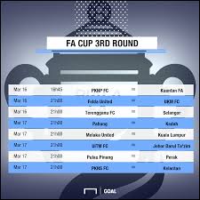 The organization that is in charge of. When Will The Malaysia Fa Cup 3rd Round Take Place Goal Com