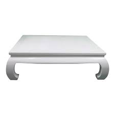 Ming Style White Lacquer Coffee Table Antique Coffee Tables Coffee Table Asian Decor
