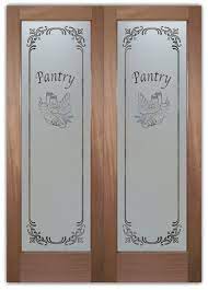 Clear beveled glass is less private option, but allows the maximum amount of light. Double Glass Pantry Doors For The Baker Sans Soucie Art Glass Pantry Door Glass Pantry Door Glass Pantry