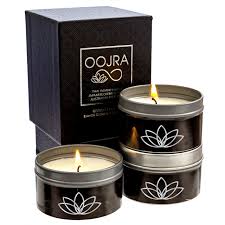 For best results, allow it to reach 180ºf and then take it off the heat and allow it to cool a bit before adding your essential oils. Oojra Essential Oil Scented Soy Wax Luxury Travel Candle Gift Set Of 3 With Gift Box Thai Jasmine Bamboo Australian Eucalyptus Japanese Cherry Blossom Buy Online In Aruba At Aruba Desertcart Com Productid
