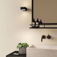 Oowolf bathroom vanity lighting, 5000k 650lm matte black wall sconce light with 5.9 inches globe glass shape, modern wall lamp for bath vanity living room hallway kitchen bar stairs (g9 led bulb 7w) 4.1 out of 5 stars. 1151004 Kappa Bathroom Led Wall Light Matt Black