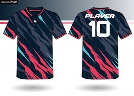 Download Sports Jersey Template For Team Uniforms Premium Vector Freepik Vector Mockup Kids Templat Sport Shirt Design Sports Tshirt Designs Sports Jersey Design