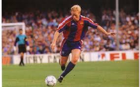 'tintin' koeman will always get a mention in fc barcelona history for scoring the goal that handed barça victory in the 1992 european cup at wembley. Ronald Koeman