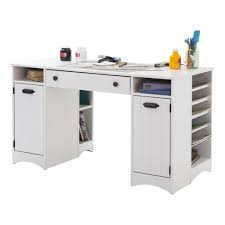 South Shore Crea Craft Table Multiple Finishes Walmart Com Craft Tables With Storage Craft Table Desk Storage