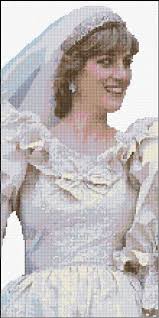 How to read a cross stitch pattern step 2: Ann Logan 10 Free Patterns Online Princess Di 1038