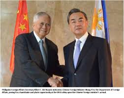 He was the secretary of foreign affairs of the philippines from 2011 to 2016. Philippine Foreign Affairs Secretary Albert F Del Rosario And Chinese Foreign Minister Wang Yi Hold Bilateral Meeting In Manila