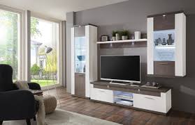 Moderne anbauwand für ihr wohnzimmer. Wohnwand In Grau Weiss Von Xora Wohnen Wohnwand Luxuriose Inneneinrichtung