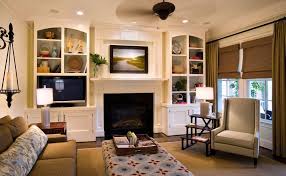Stackable Stone Fireplace With Built Ins On Each Side For Traditional Living Room A Fireplace Built Ins Living Room Entertainment Center Living Room Built Ins