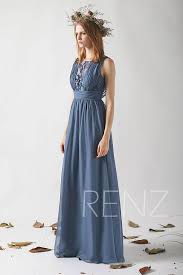 Bridesmaid Dress Dark Steel Blue Dress Chiffon Dresslace Affiliate Steel Blue Bridesmaid Dresses Bridesmaid Dresses Dresses