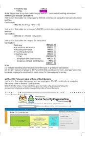 What is your socso contribution? Phs3233 Human Resource Information System Salary Calculations Notes 2 Employee Benefits Employee Provident Fund Epf Contributions The Epf Is A Course Hero