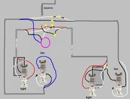 One black lead from the switch will be wired to the fan wiring, the other gets connected to the black lead coming out of the light using one of the wire nuts supplied with the light fixture. How To Wire A Ceiling Fan With Light Two Switches Ceiling Fan Wiring Ceiling Fan With Light Fan Light