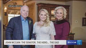 For the past four years, meghan mccain has brought her fierce determination and vast. Meghan Mccain Remembers Her Father All That I Am Is Thanks To Him 12news Com