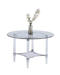 Pricing, promotions and availability may vary by location. Somettesomette 48 Round Glass And Acrylic Dining Table Clear Clear Dailymail