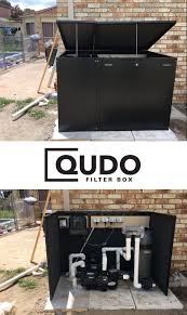 Qudo Filter Box Open And Closed Pool Equipment Filters Outdoor Decor