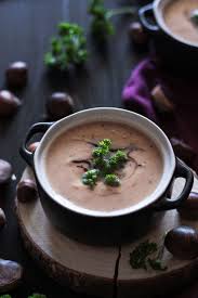 Herbstliche Vegane Maronensuppe Maronensuppe Maronen Suppe Leckere Vegane Rezepte