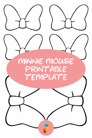 Print them out on white cardstock. 10 Best Minnie Mouse Printable Template Printablee Com
