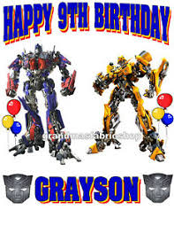 Details About Transformers Optimus Prime Bumblebee Birthday Shirt Add Name Age