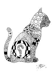 50+ premium photoshop brick wall textures free download free. Cat To Download For Free Zentangle Cat Cats Kids Coloring Pages