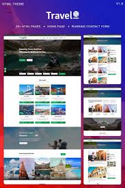 Travelo Tour Travel Agency Website Template 73446 Travel Agency Website Tours Travel Agency