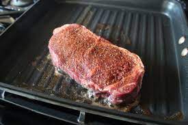 Step By Step Instructions For Making Steak In A Grill Pan Grilled Steak Recipes Cooking Steak On Grill Dutch Oven Recipes Cast Iron