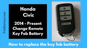 Do they have the computer chips in the key? Honda Civic Key Fob Battery Replacement Guide 2001 2020